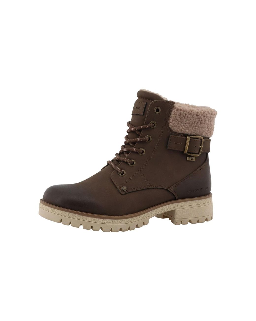 Tom Tailor Brown Schnürstiefelette