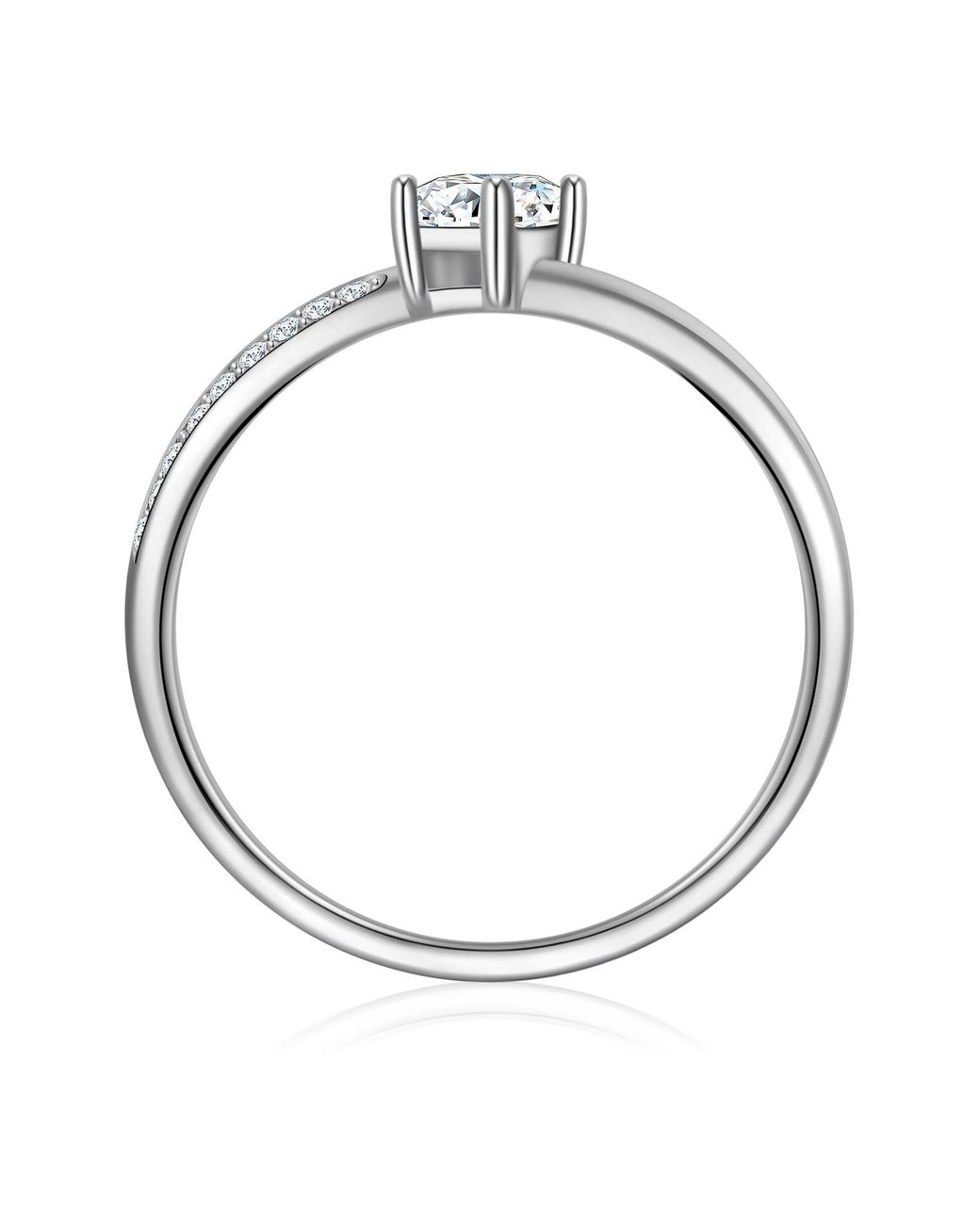 Trilani White Ring