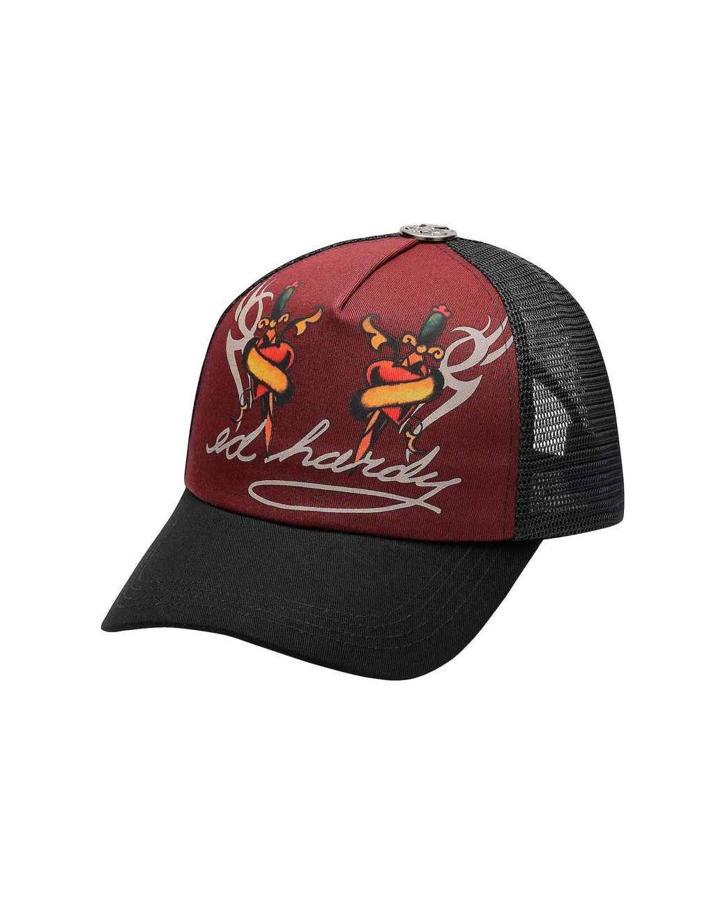 Ed Hardy Red Kappe
