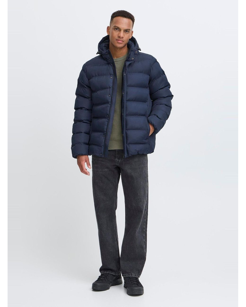 Solid Steppjacke Mariusen in Blue für Herren