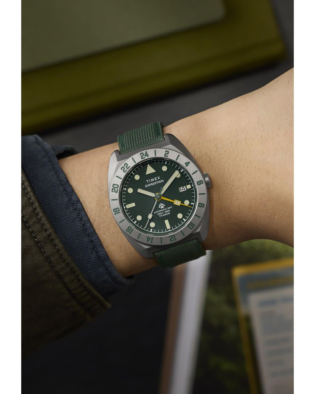 Timex Analoguhr in Green für Herren