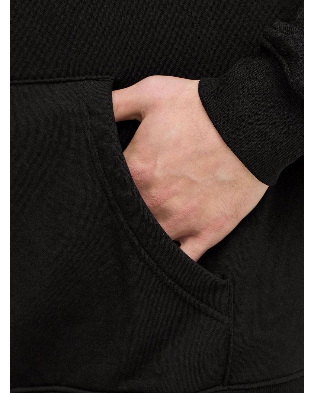 Solid Sweatshirt Lenz in Black für Herren