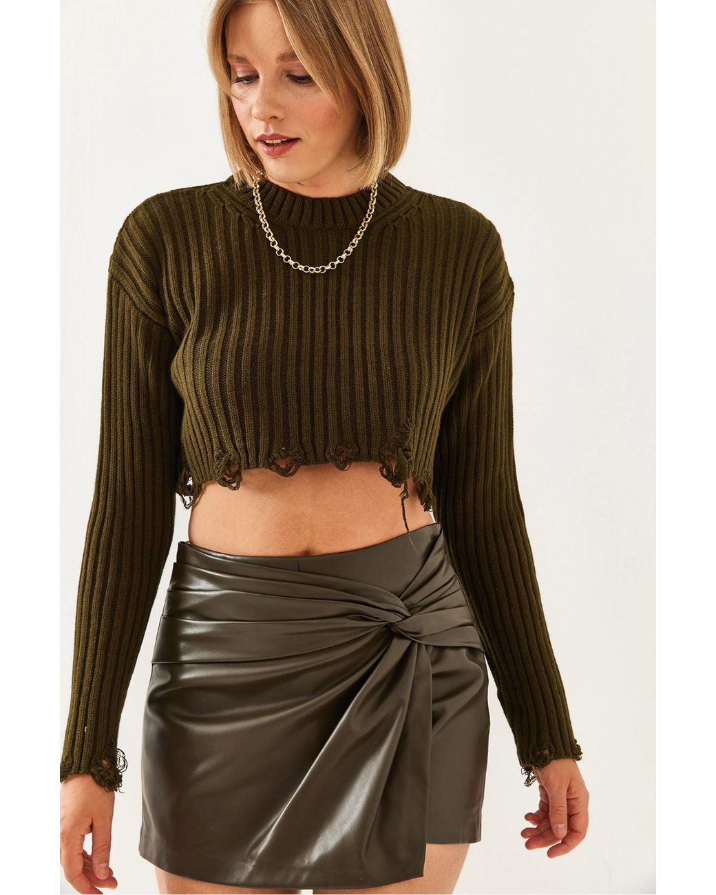 Bianco Lucci Green Pullover