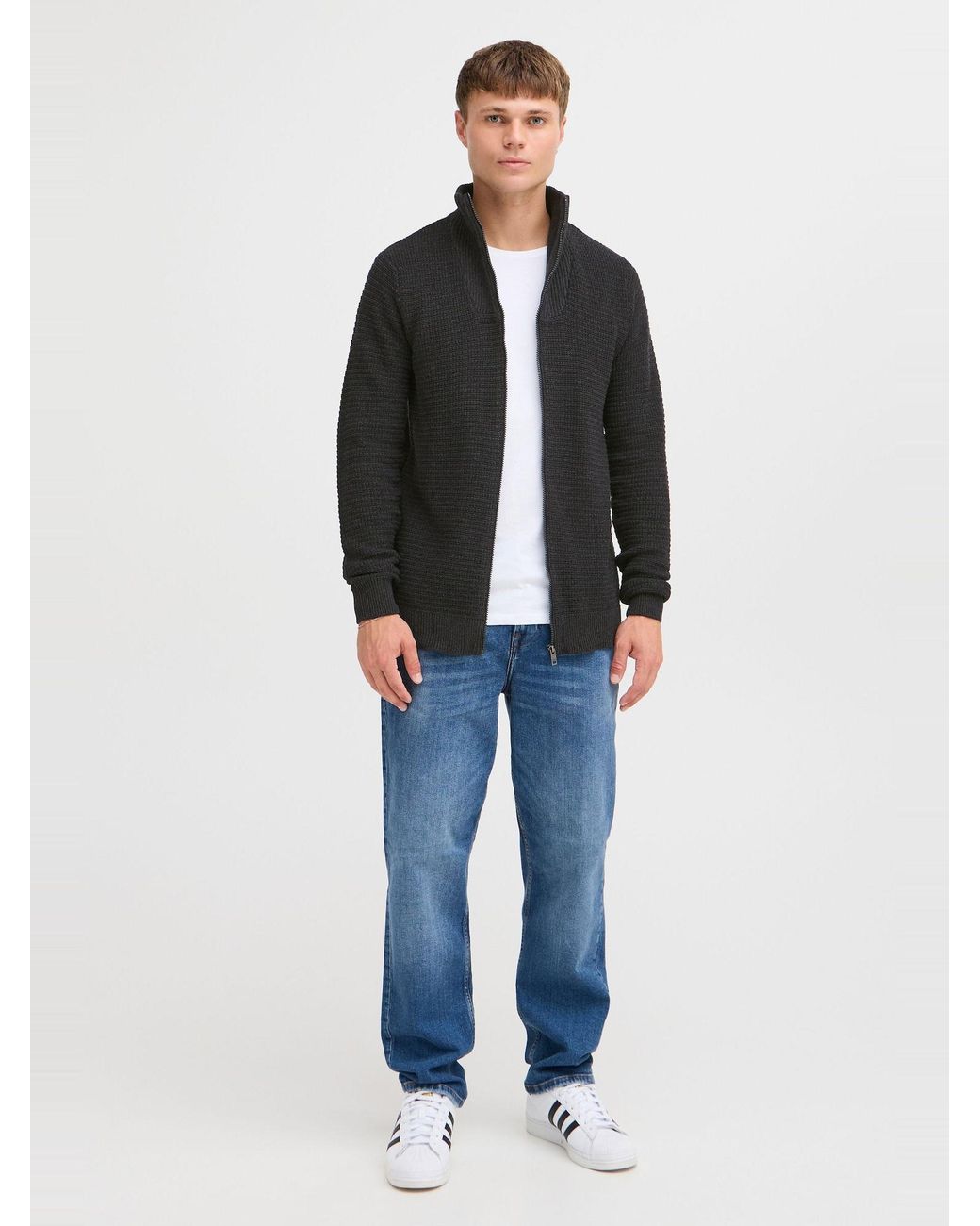Solid Strickjacke Sdrecon in Black für Herren