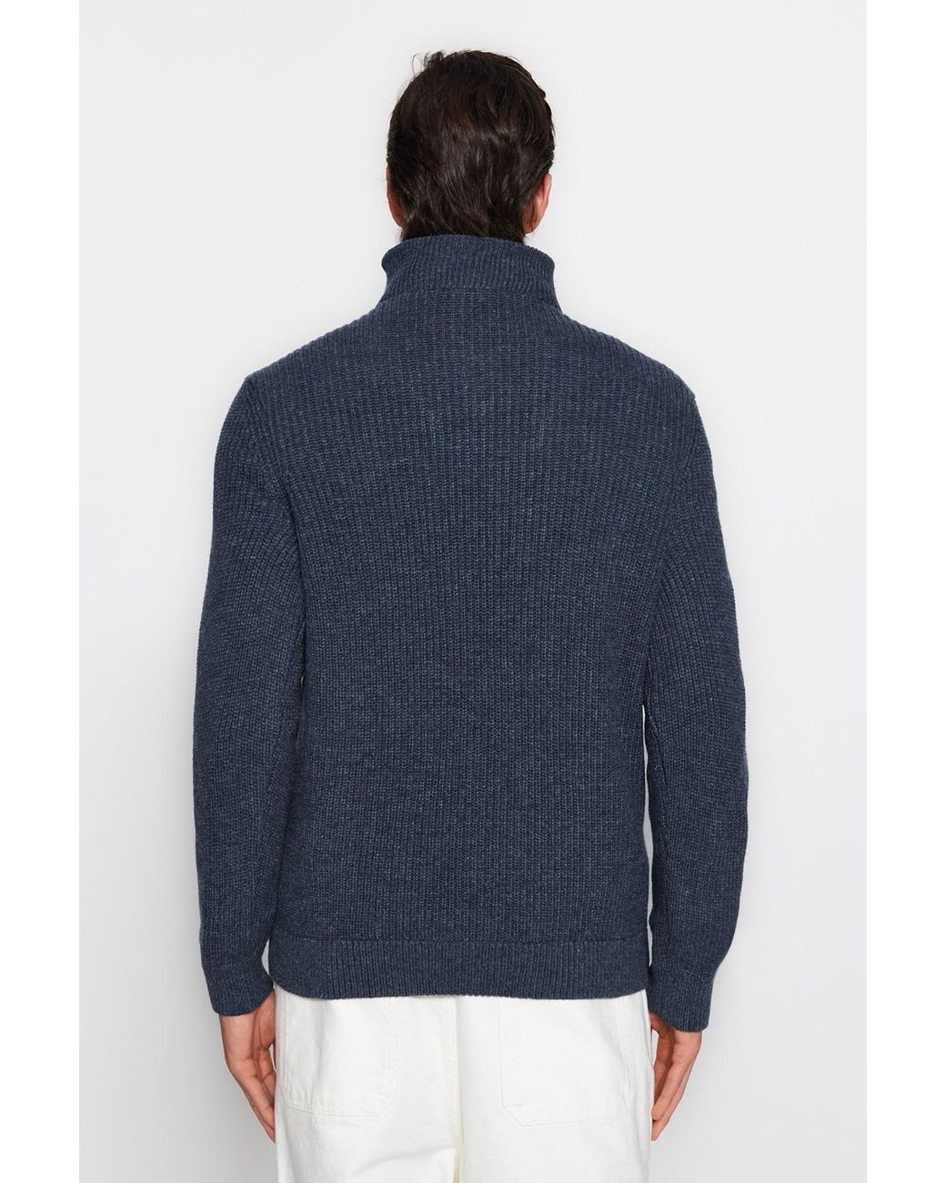 Trendyol Pullover in Blue für Herren