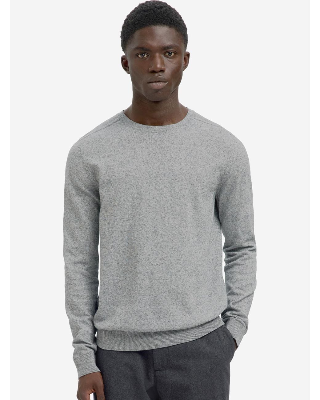 SELECTED Pullover Berg in Gray für Herren