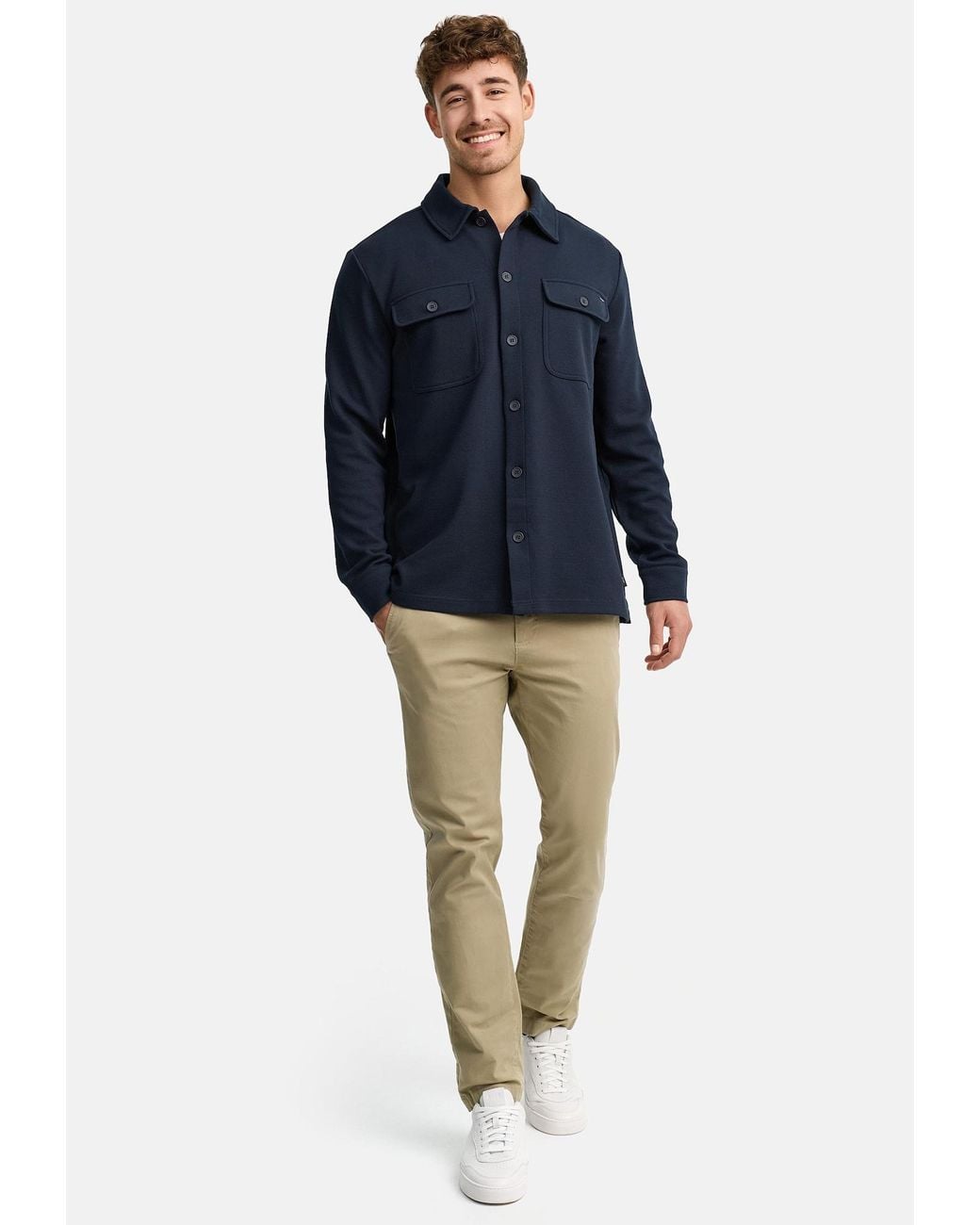 INDICODE Hemd Nello in Blue für Herren
