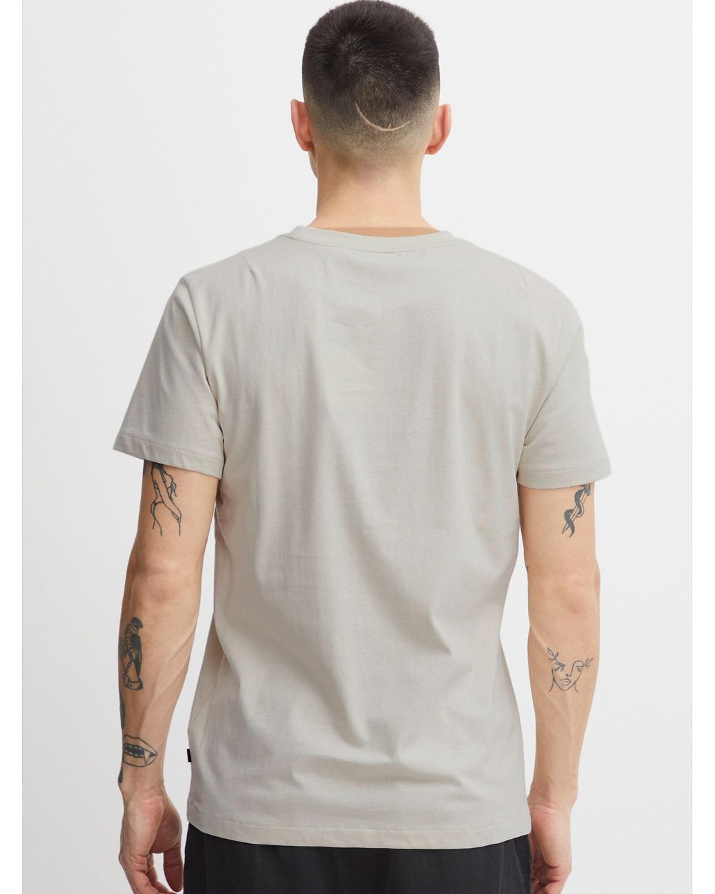 Solid Shirt in Gray für Herren