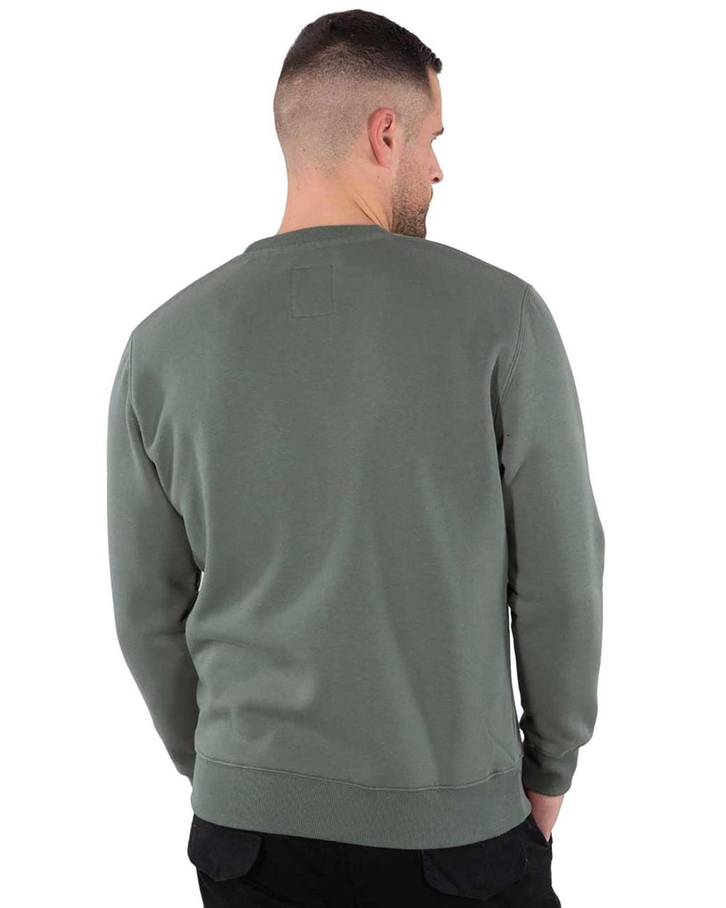 Alpha Industries Sweatshirt Basic in Green für Herren