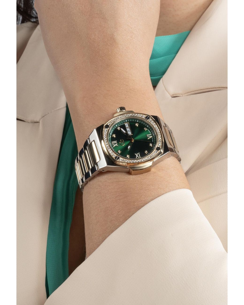 Gc Green Uhr Coussin Shape Lady