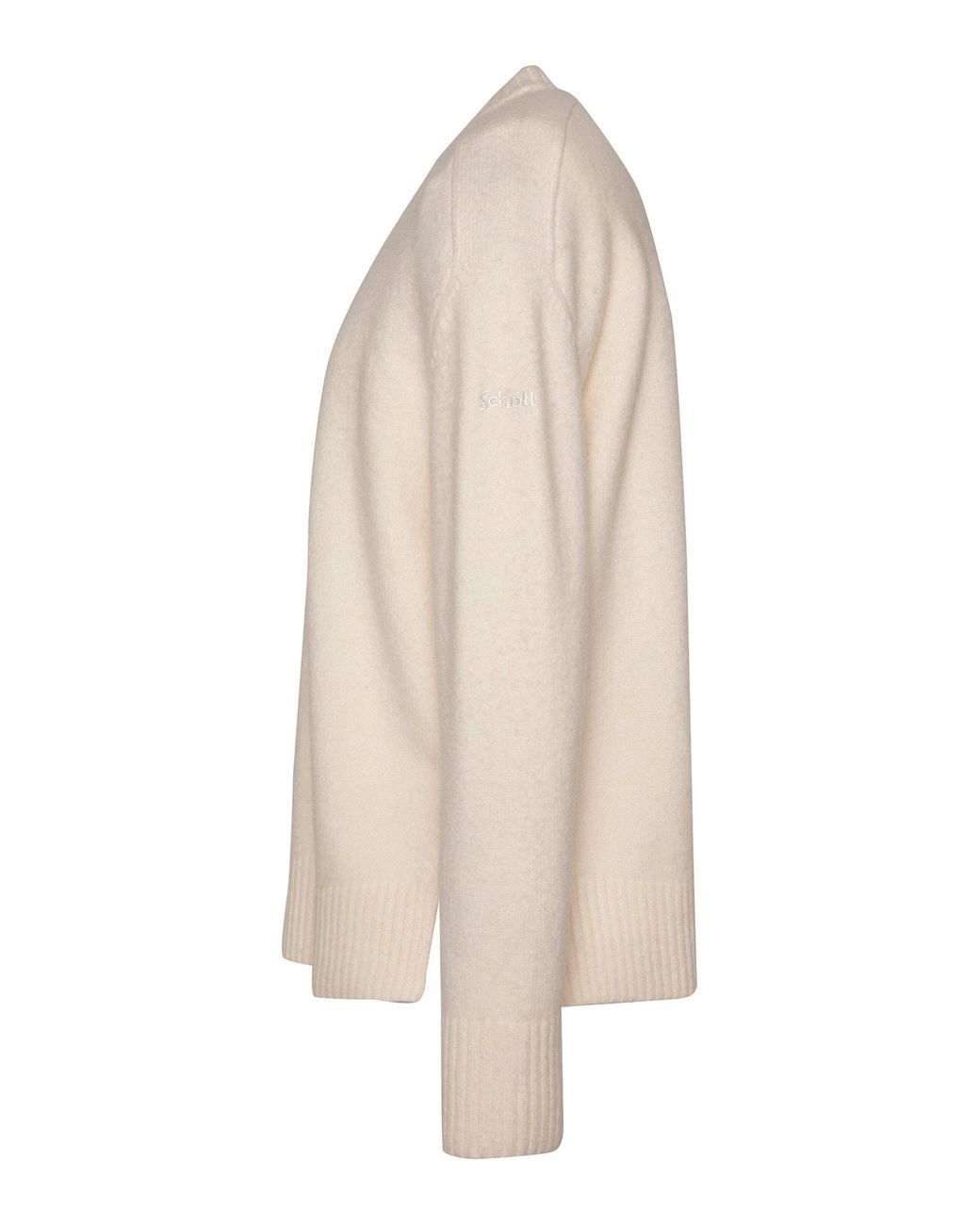 Schott Nyc White Pullover
