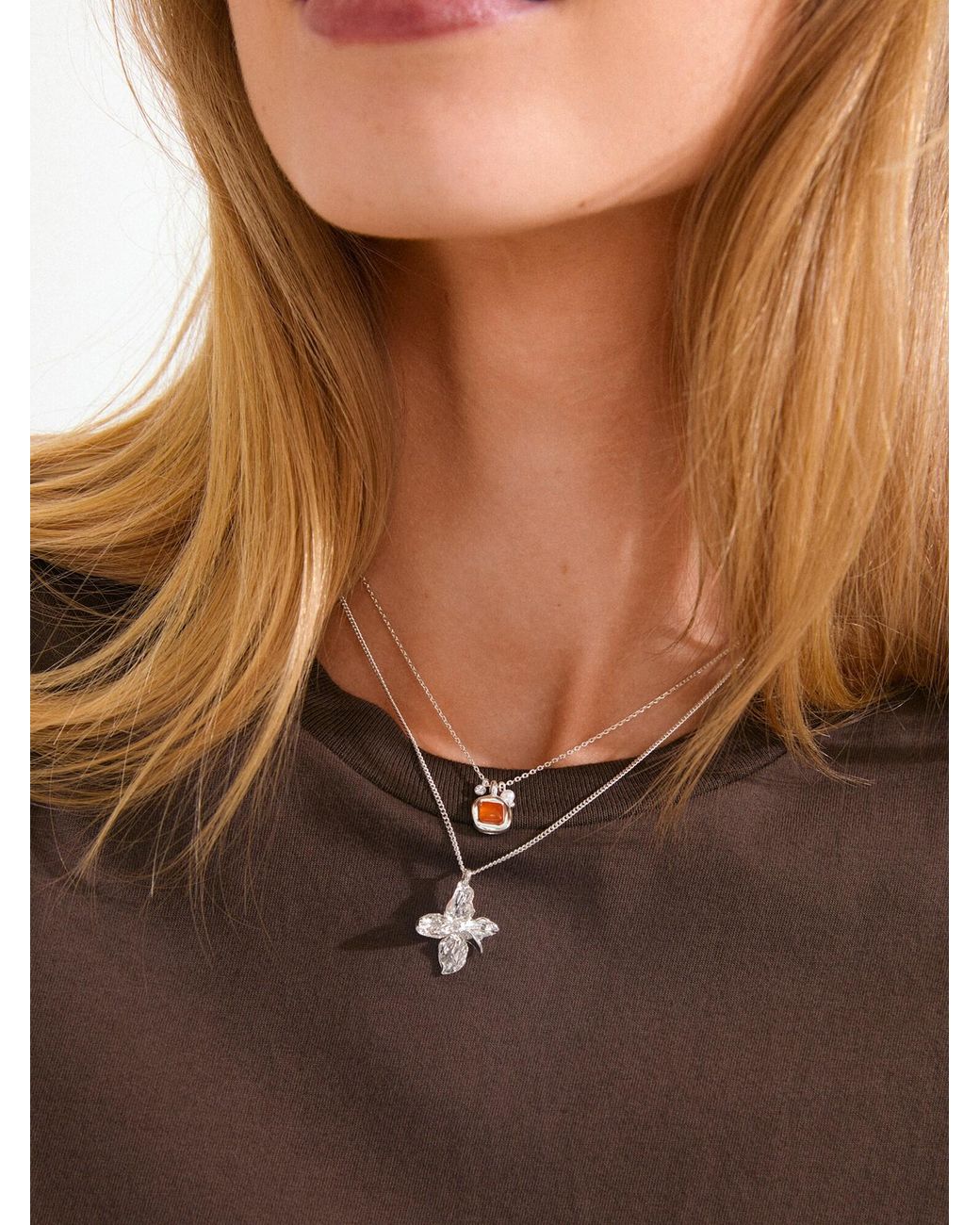 Pilgrim White Kette Trace