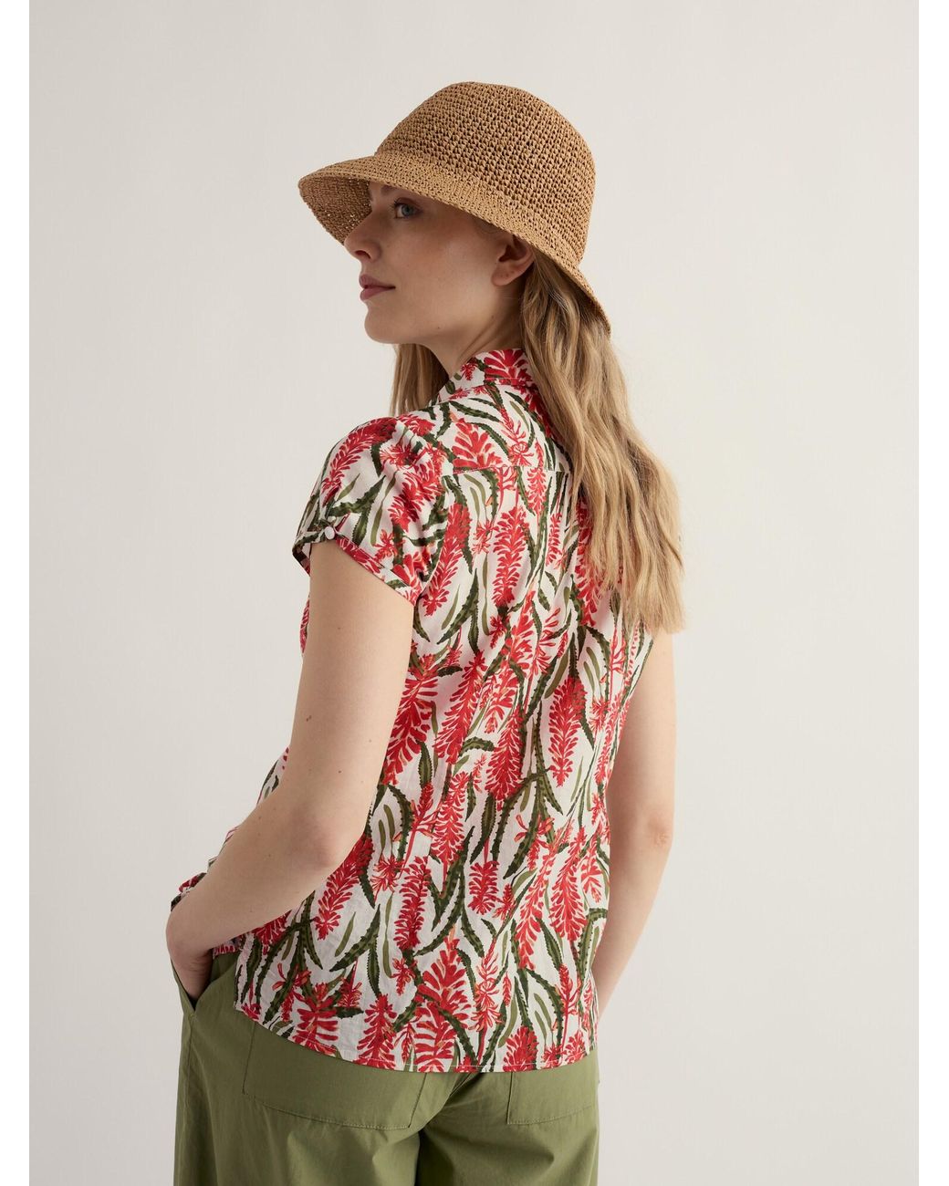 Seasalt Cornwall Red Bluse Rushmaker
