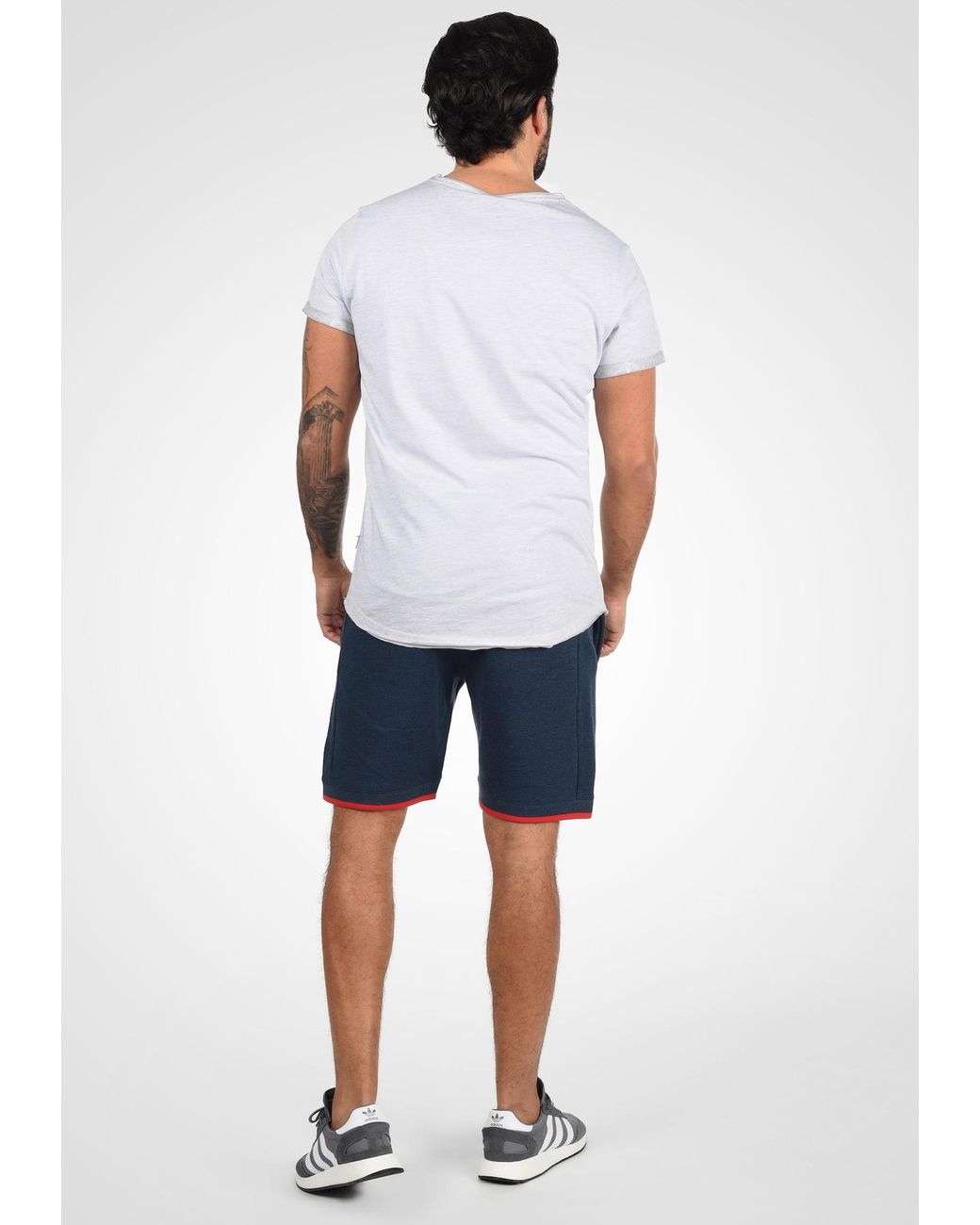 Solid Sweatshorts 'benjamin' in Blue für Herren