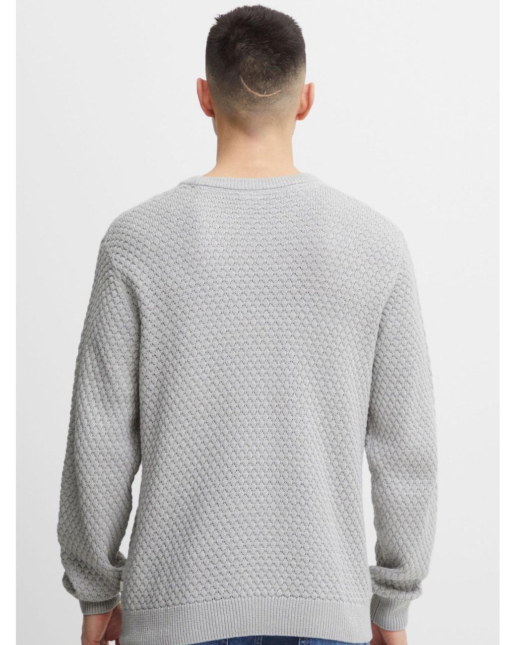 Solid Pullover Clive in Gray für Herren