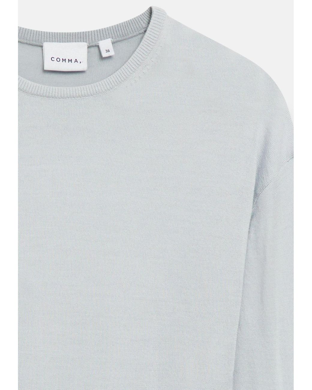 Comma, White Pullover