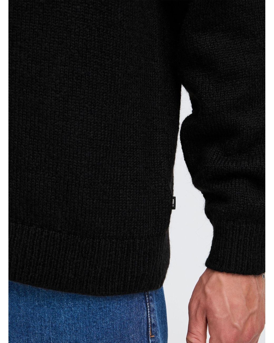 Solid Strickjacke Hamed in Black für Herren