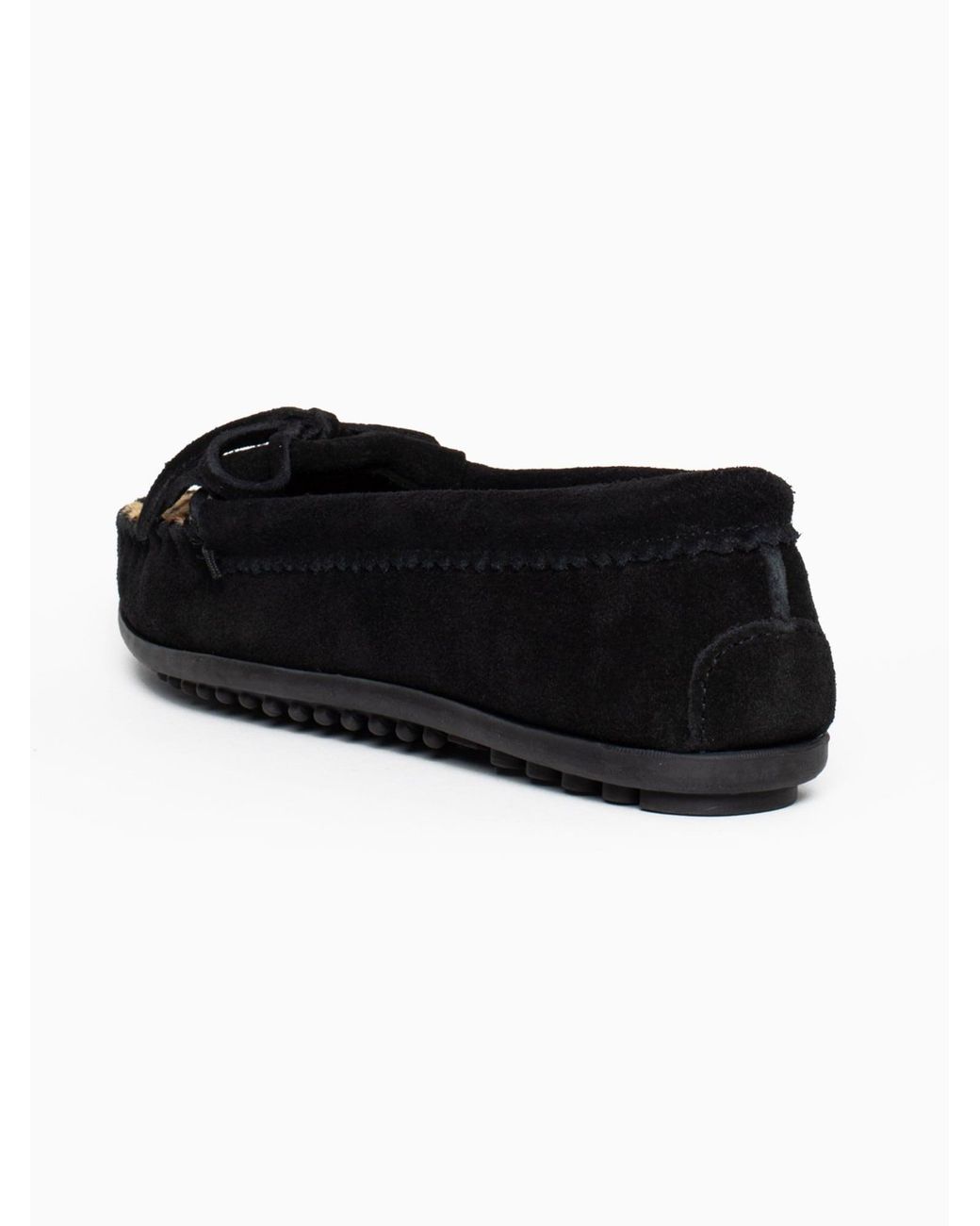 Minnetonka Black Mokassin Kilty Plus
