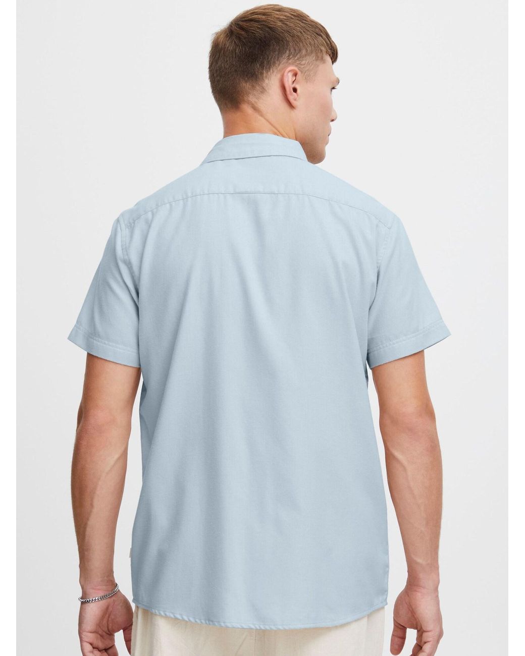 Solid Hemd Pete in Blue für Herren