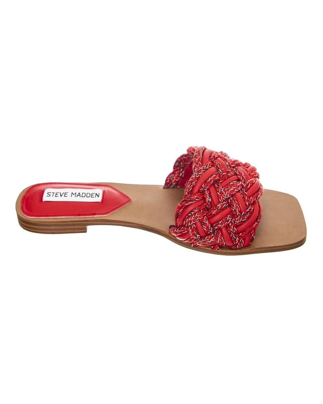 Steve Madden Red Pantolette Nightfall Multi Sandals