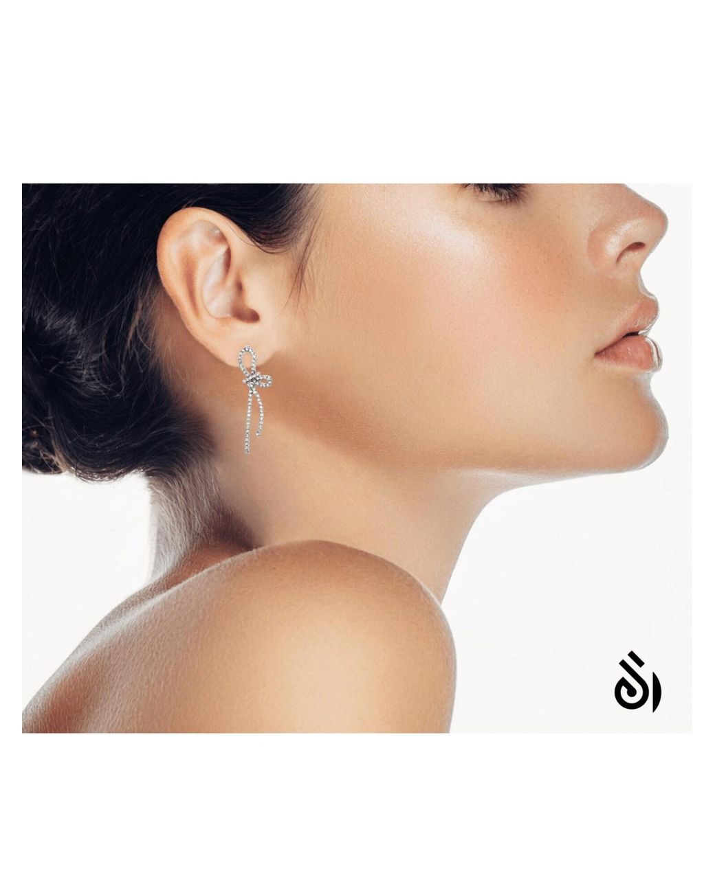 ARS-ARGENTI White Ohrringe Dear Knot