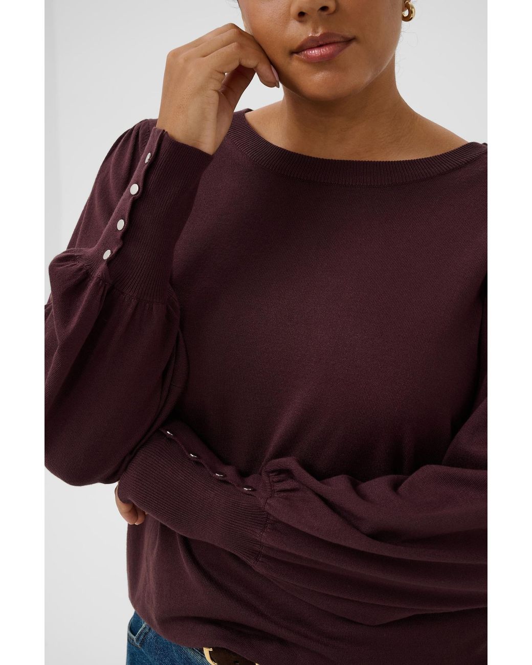 Kaffe Red Pullover