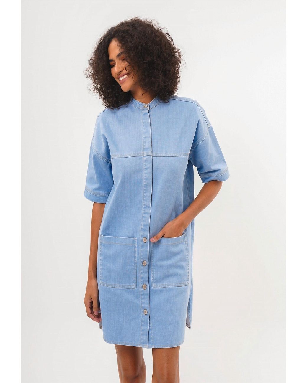 FRESHLIONS Blue Jeanskleid Josy