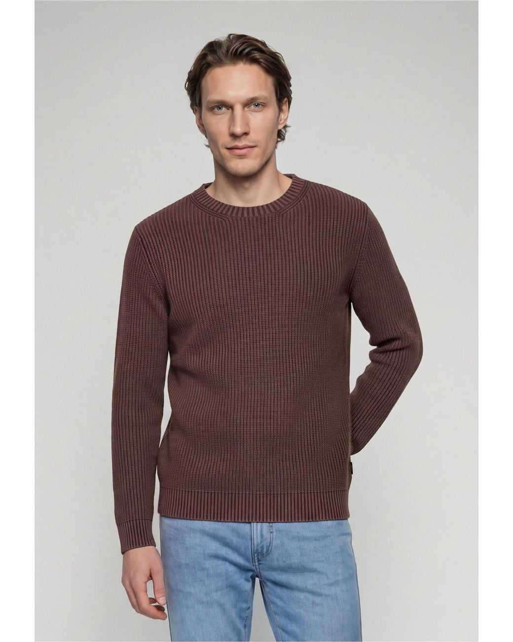 INDICODE Pullover Torpedo in Brown für Herren