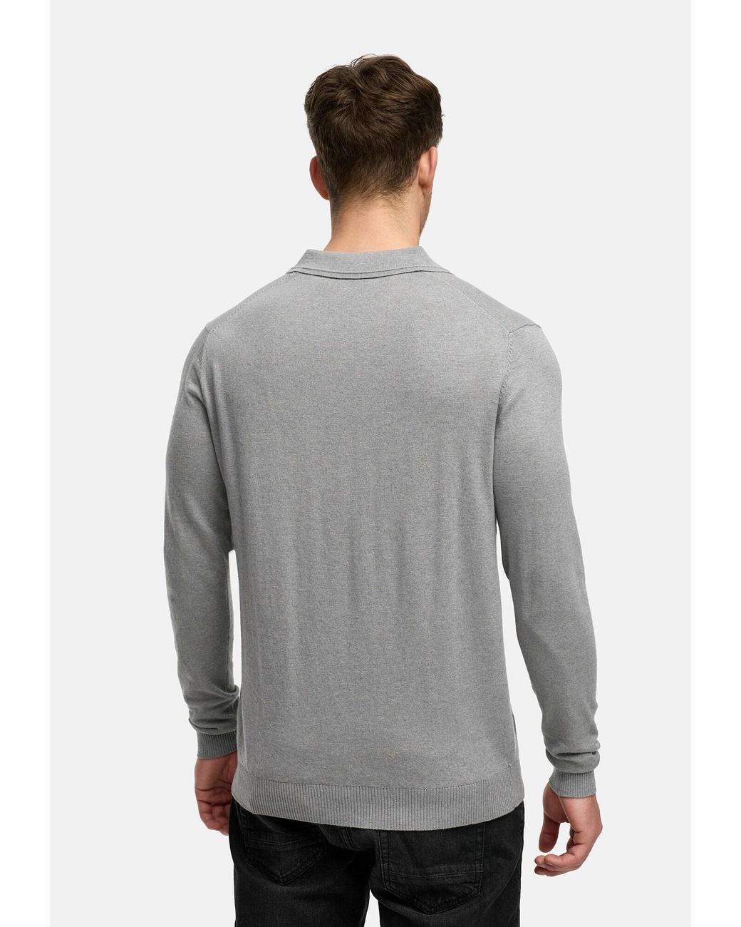 INDICODE Pullover Hagen in Gray für Herren