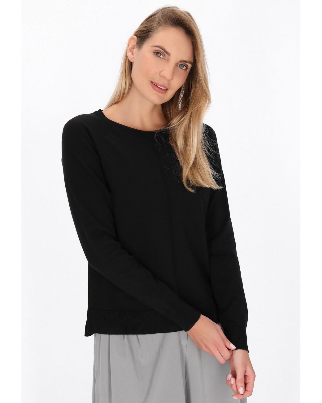 usha WHITE LABEL Black Pullover