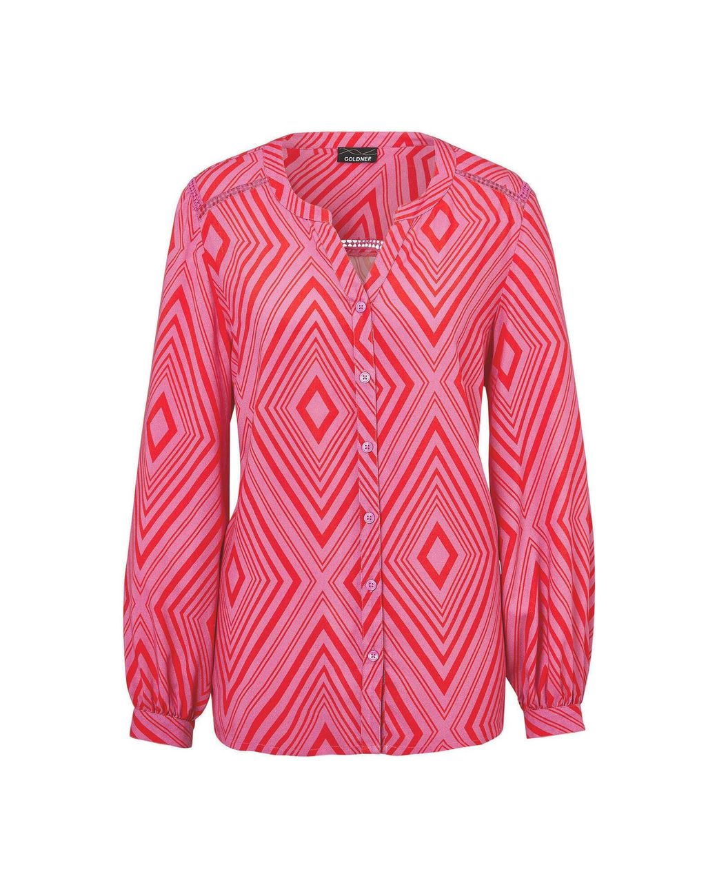 Goldner Pink Bluse