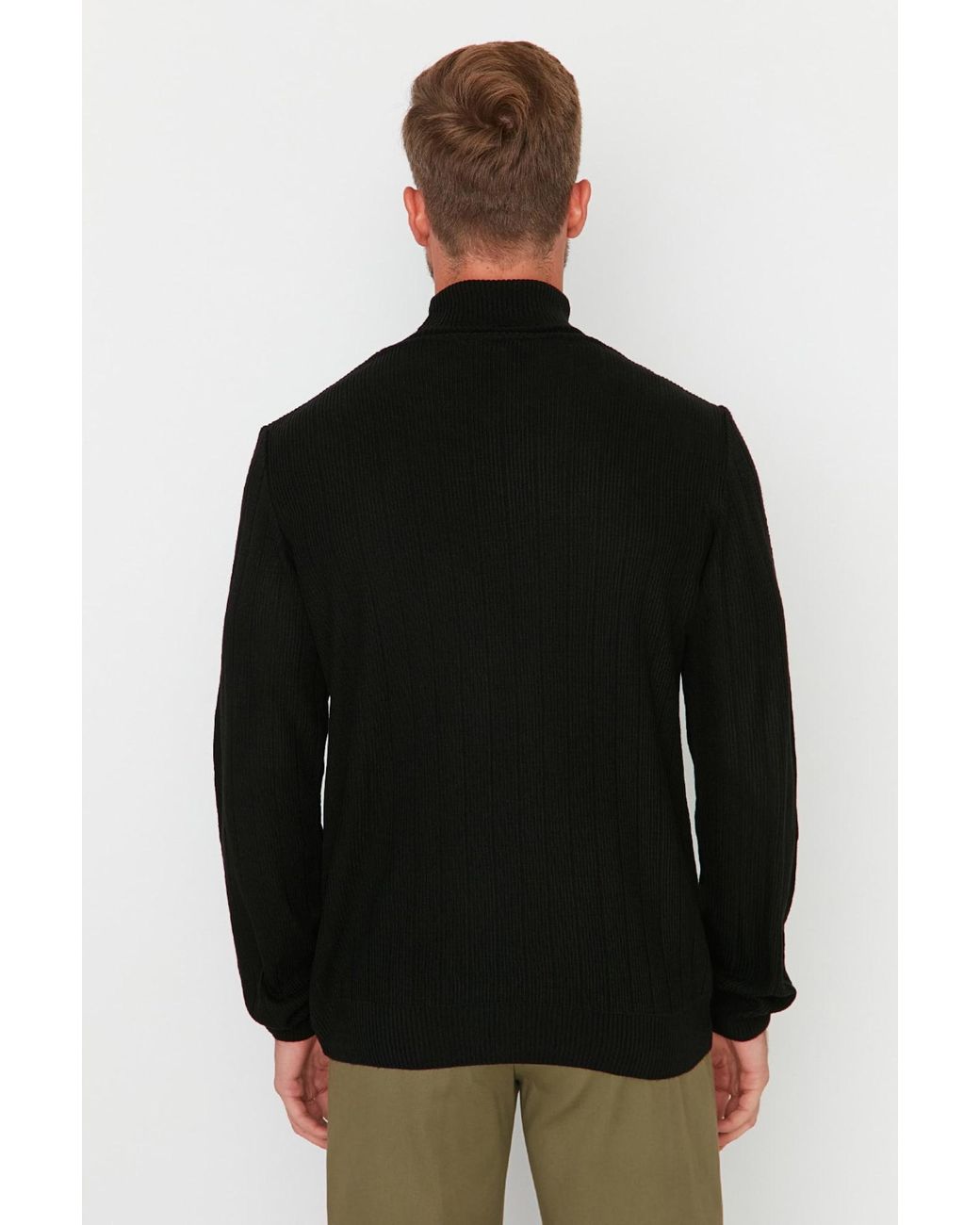 Trendyol Pullover in Black für Herren