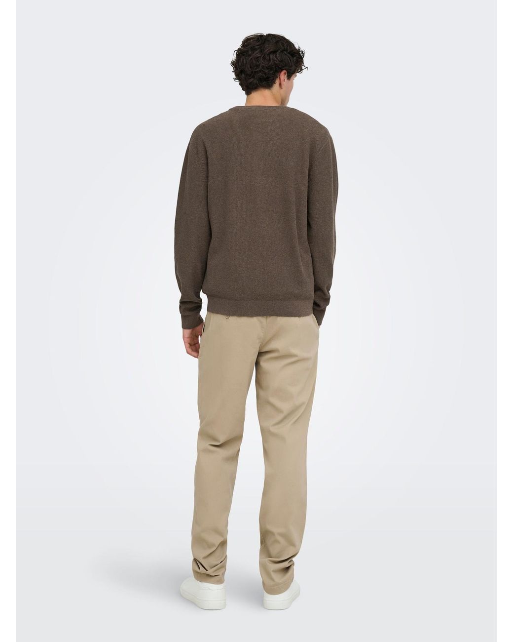 Only & Sons Pullover in Brown für Herren