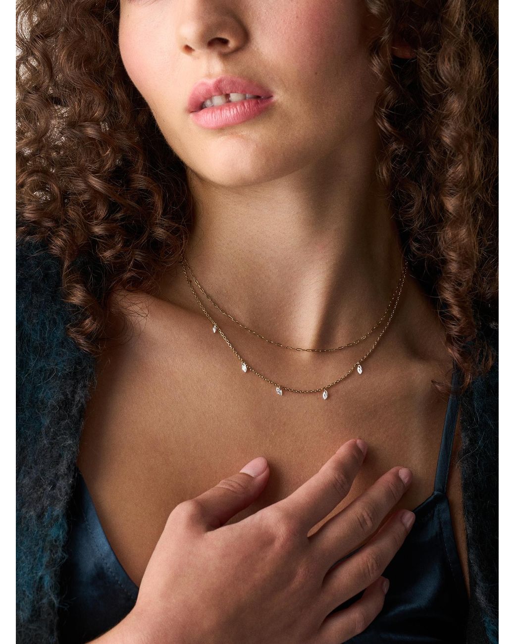 Fossil White Kette Ellis
