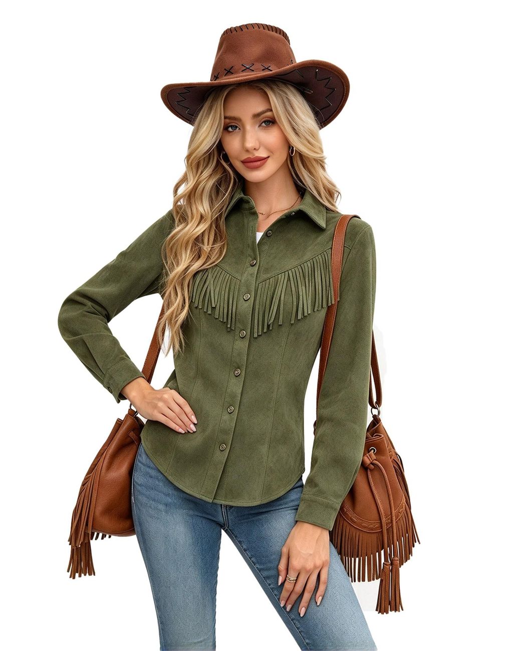 KoJooin Green Bluse