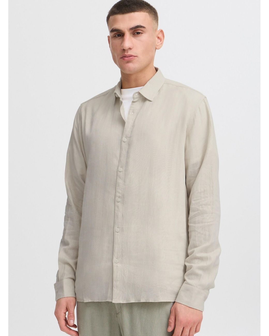 Solid Hemd Enea in White für Herren