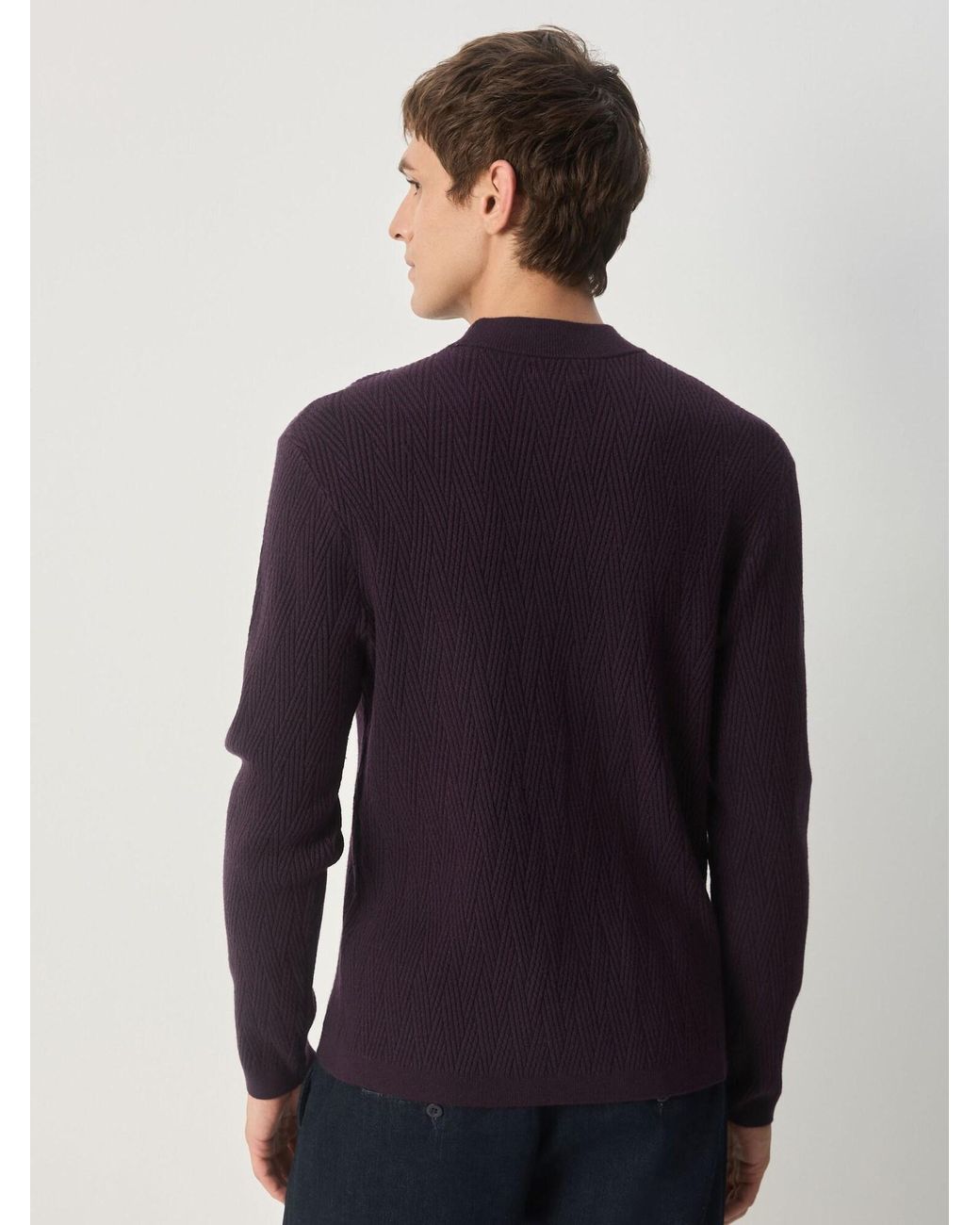 Next Pullover in Purple für Herren