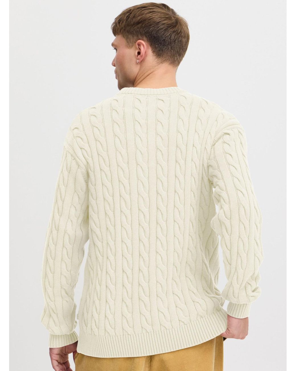 Solid Pullover Malcolm in White für Herren