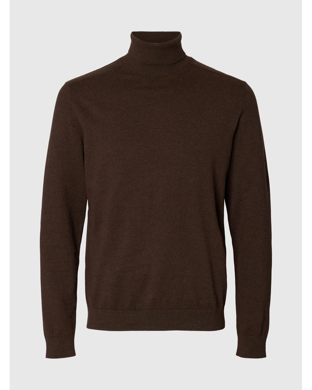 SELECTED Pullover Slhberg in Brown für Herren