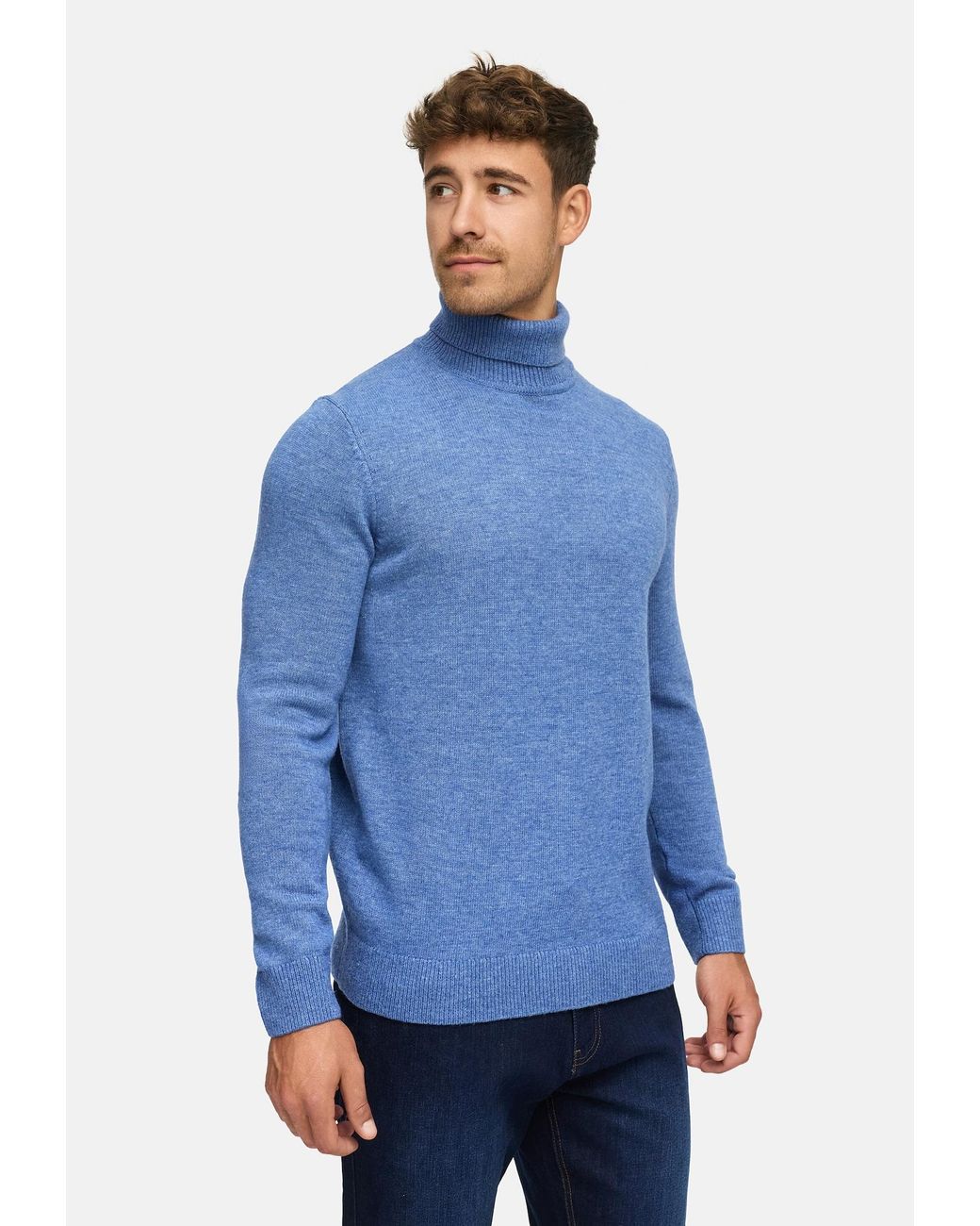 INDICODE Pullover Inmargous in Blue für Herren