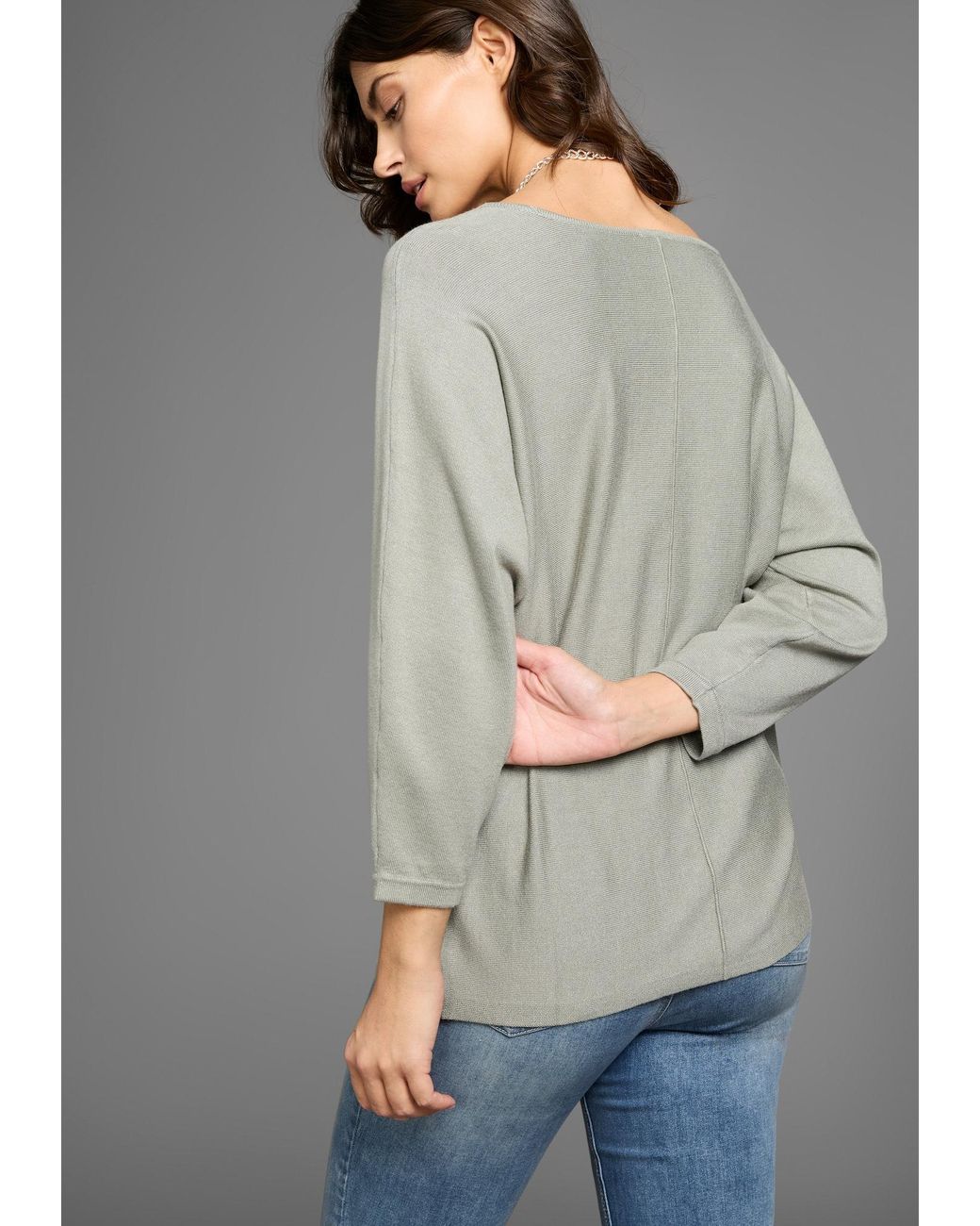 Laura Scott Gray Pullover