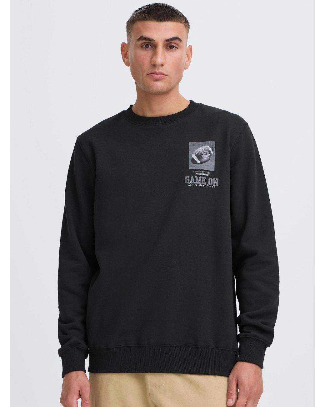 Solid Sweater Sdswinton in Black für Herren