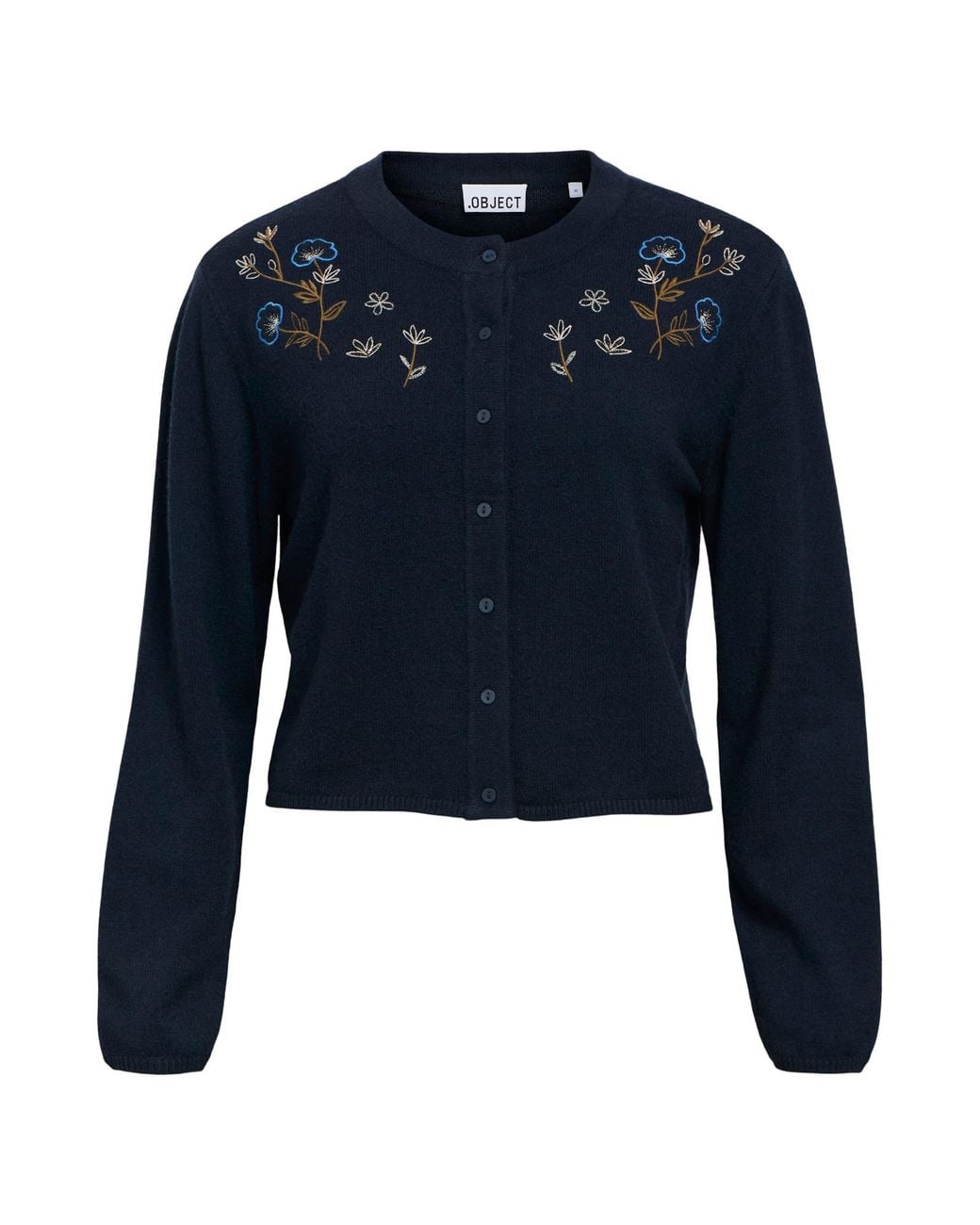 Object Blue Strickjacke Objthess