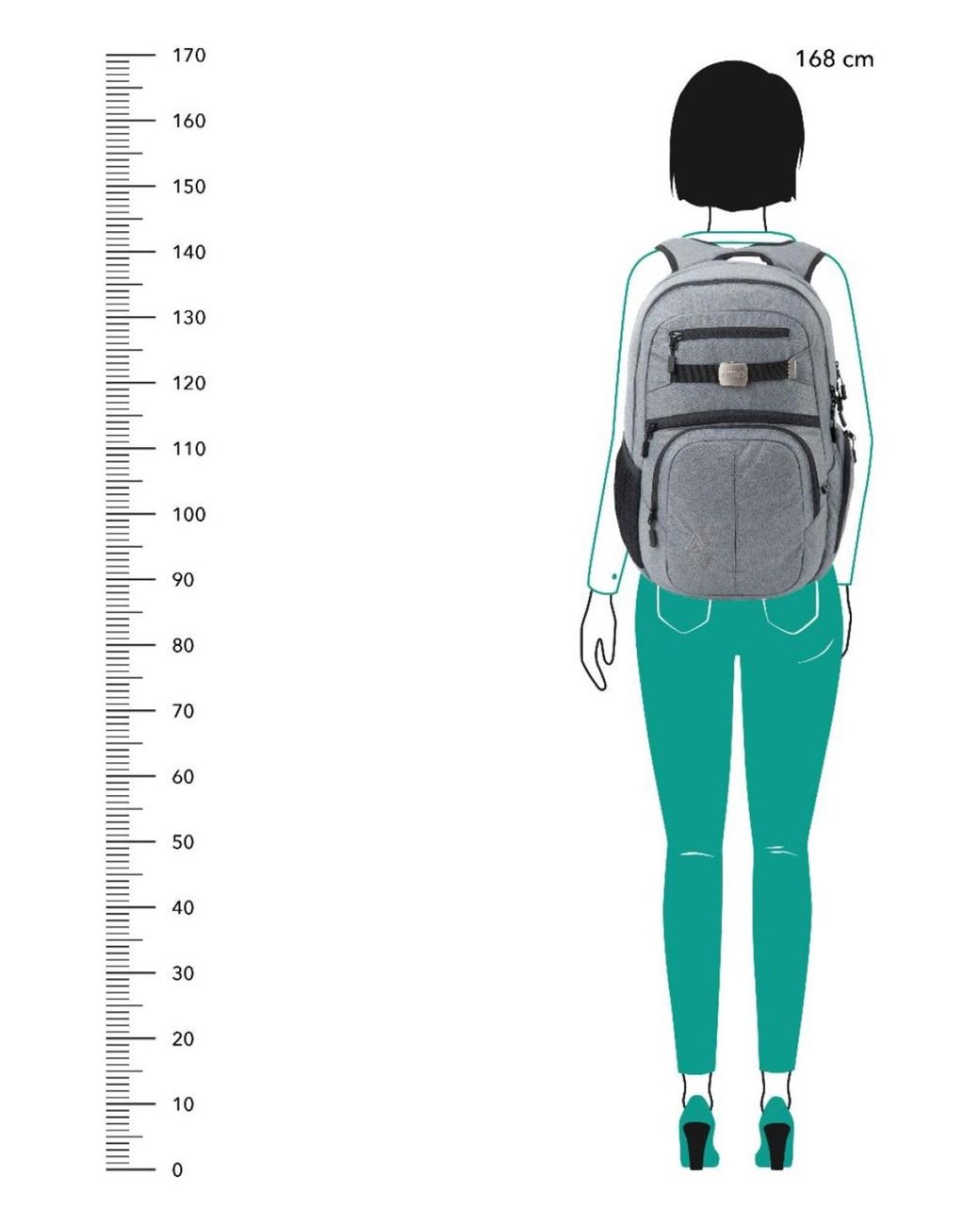 Nitro Rucksack in Gray für Herren