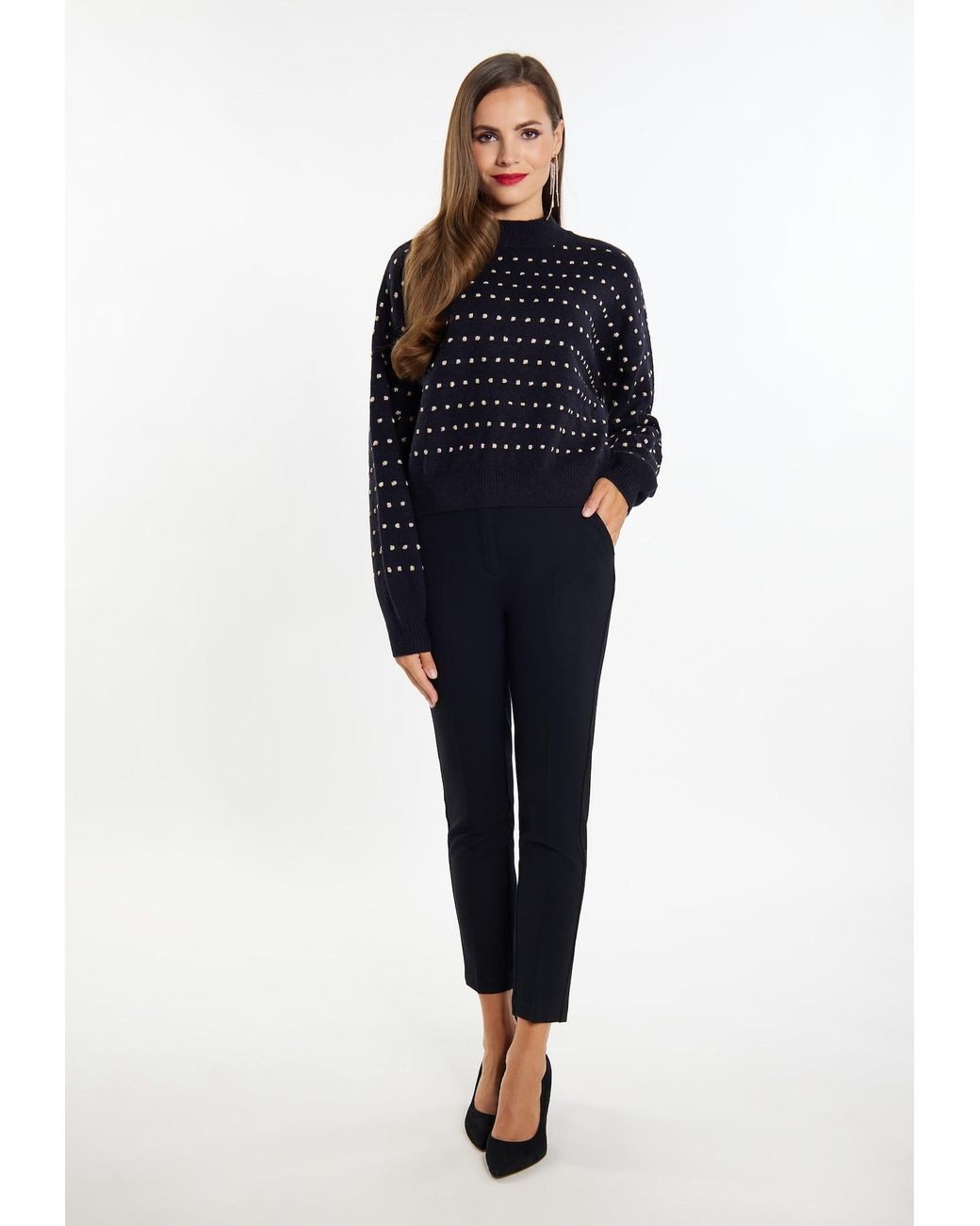 faina Blue Pullover Imane