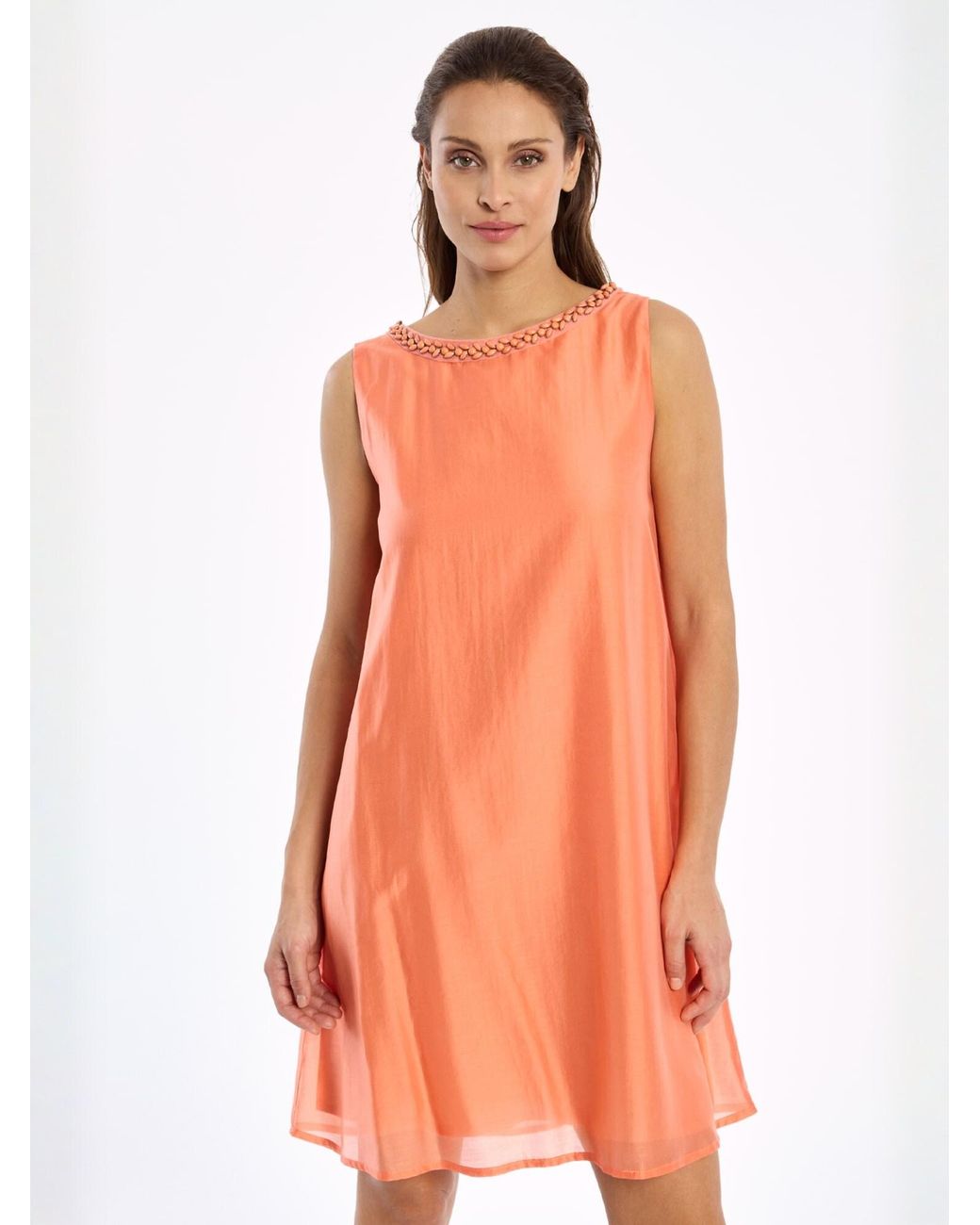 Ana Alcazar Orange Kleid Wakaba