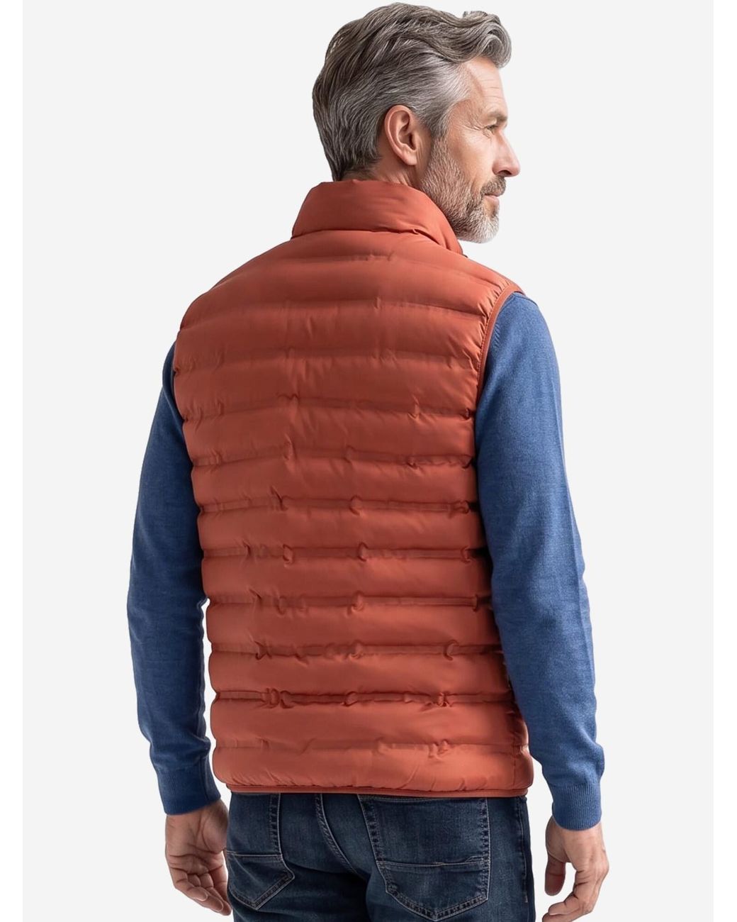 Redmond Weste Basic in Red für Herren