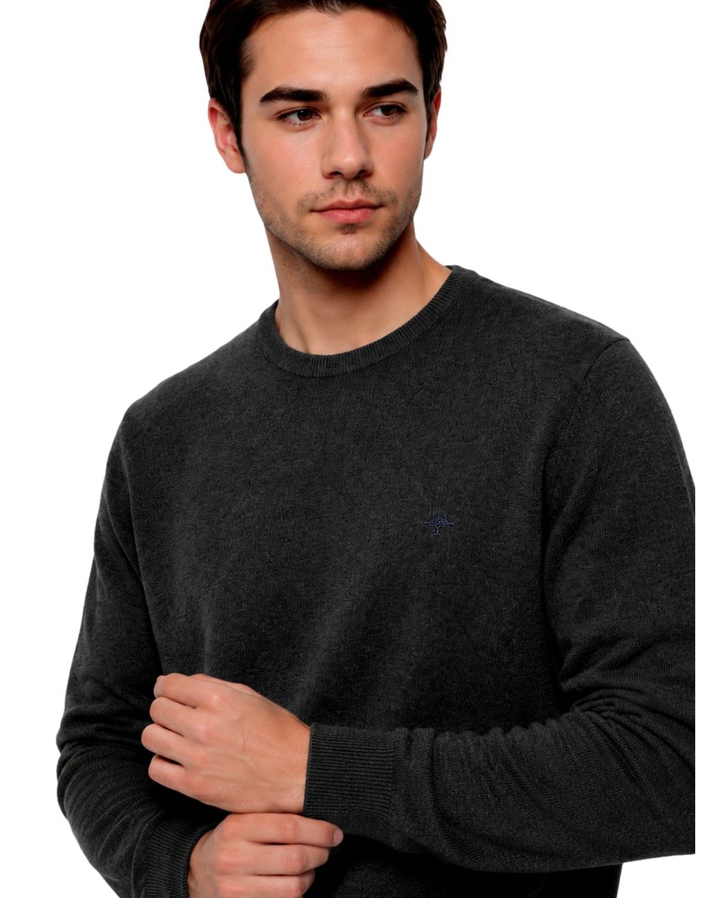 Fynch-Hatton Pullover in Black für Herren