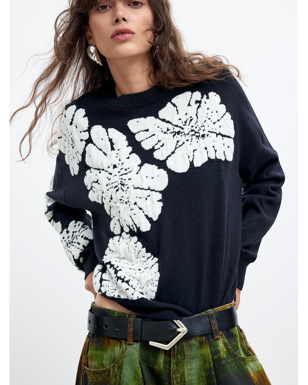 Desigual Blue Pullover