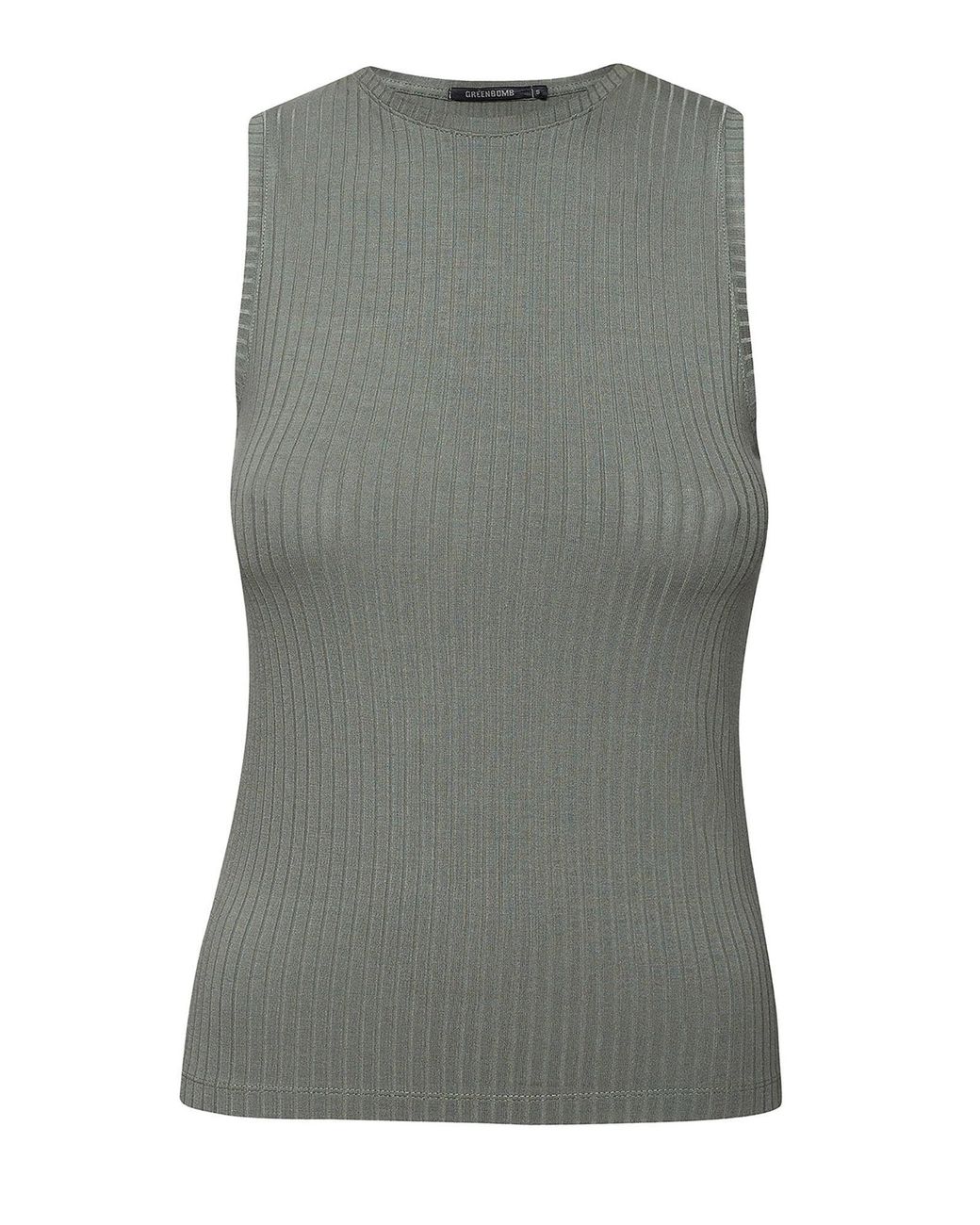 GreenBomb Gray Top Basic Few